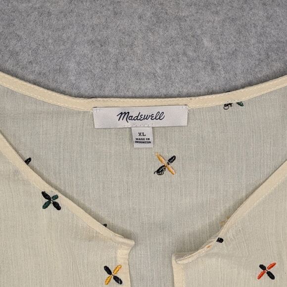 Madewell Embroidered Gazebo Top XL - Picture 9 of 13